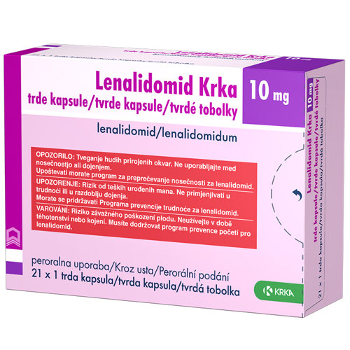 Lenalidomid Krka 10 mg trde kapsule | Krka