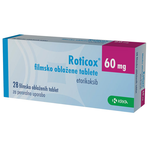 Roticox 60 Mg Filmsko Oblo ene Tablete Krka Roticox 60 Mg Filmsko Oblo ene Tablete Krka